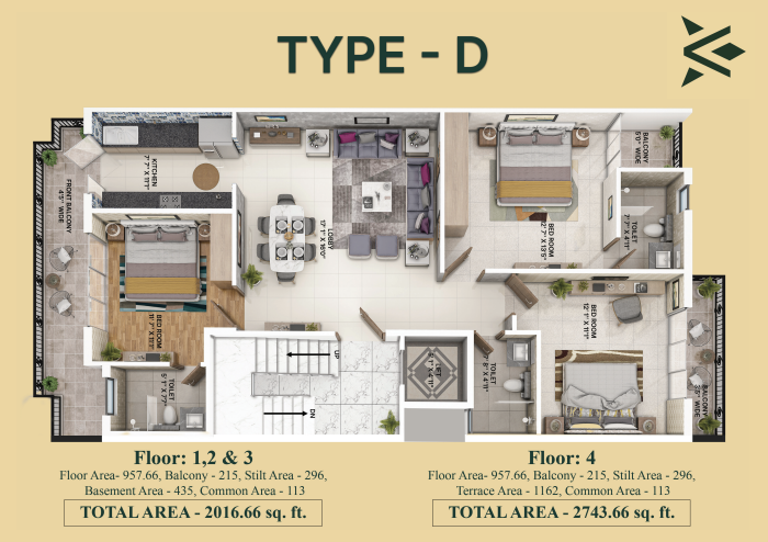 Rof Pravasa Floor plan